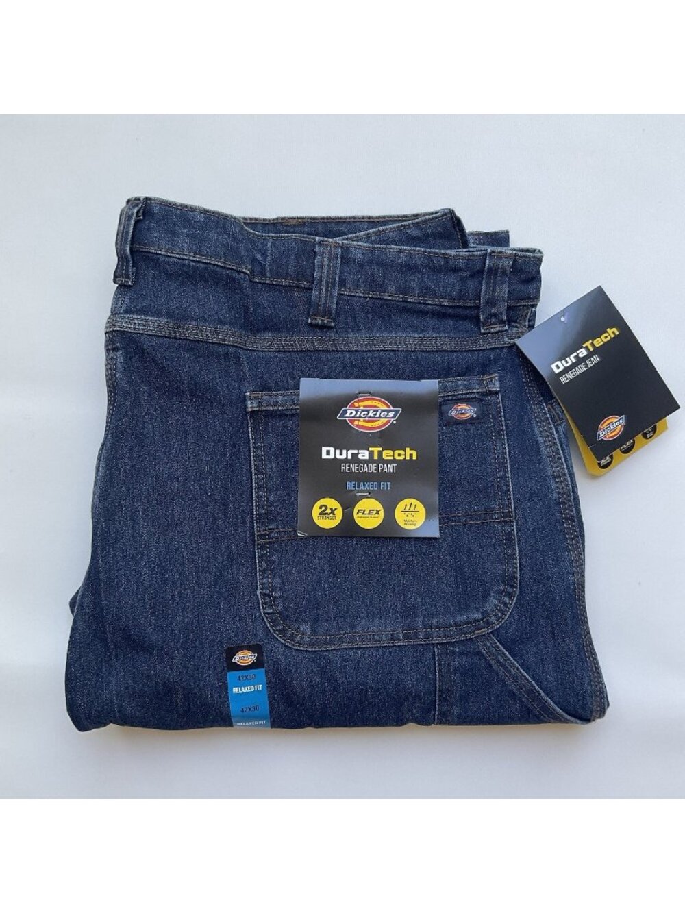 Dickies Flex DuraTech Renegade Carpenter Jeans Relaxed Fit 2x Strong Size 40X30